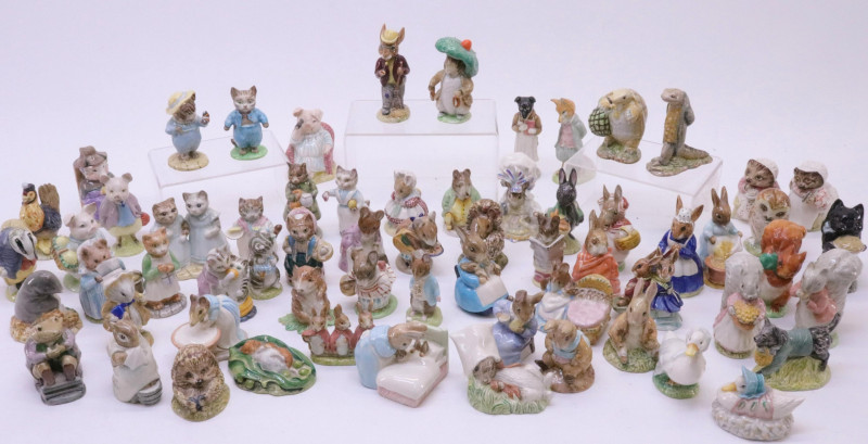 65 Beatrix Potter Figures, mostly Beswick