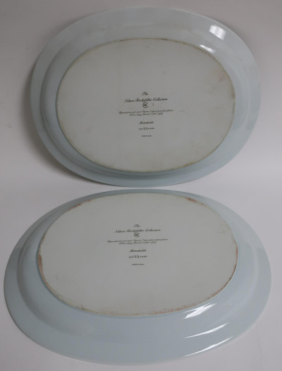 Pr. Chinese Export Style Platters, Mottahedeh