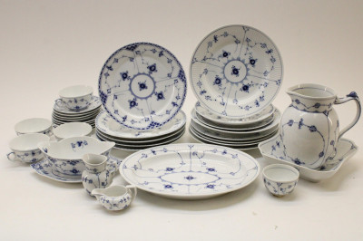 Image for Lot Group Royal Copenhagen Porcelain Dinnerware