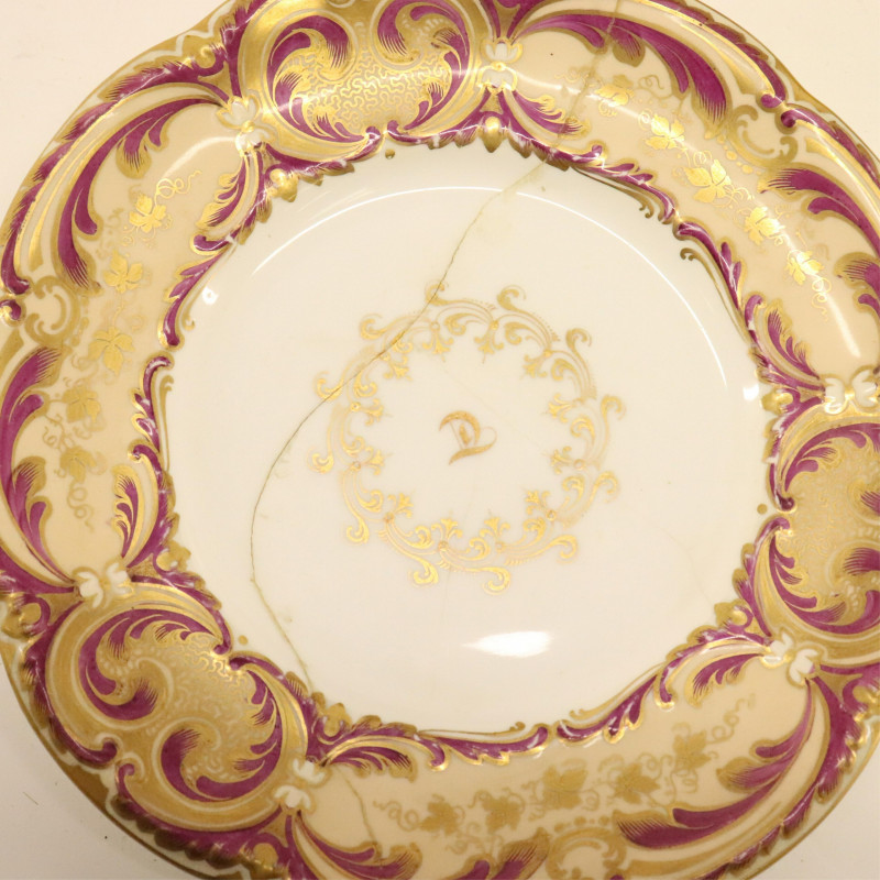 18 English Porcelain Dinner Plates