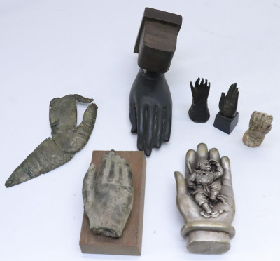 Image for Lot 7 Various Chinese, Indian &amp; Antique Hands