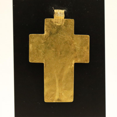 Byzantine Gold and Enamel Cross 100-1200AD