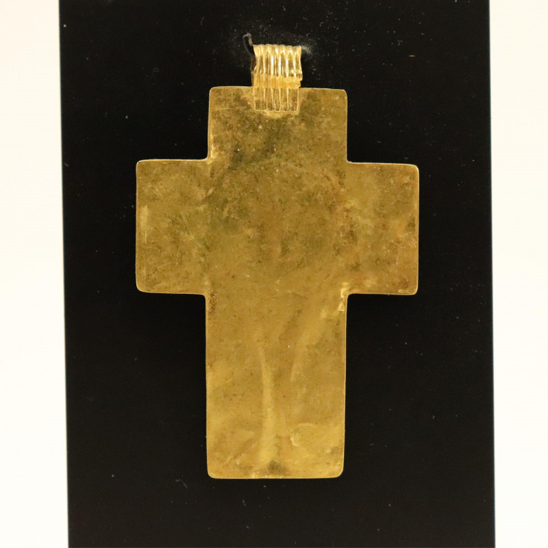 Byzantine Gold and Enamel Cross 100-1200AD