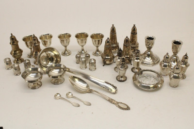 Image for Lot Group Sterling Silver &amp; Coin Items