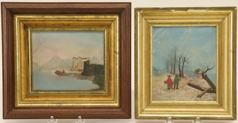 2 Continental Landscapes, Early 20th C.