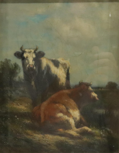 Image for Lot Carleton Wiggins 18481932 'Cows in a Pasture'