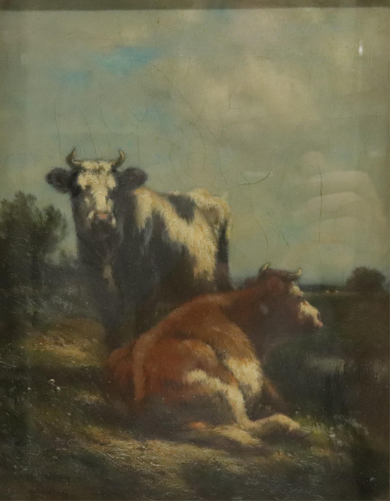 Carleton Wiggins 18481932 'Cows in a Pasture'