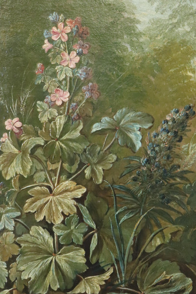 Jean Jacques Spode, 1680-1757, Rabbits/Flowers