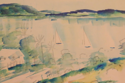 (3) Alfred Birdsey (1912-1996) Seaside Landscapes