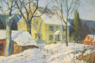 Image for Lot Leon Soderston, Winter in New England, O/C/B