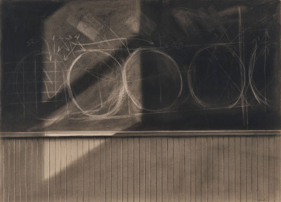 Norman Lundin - Drawing of a Blackboard