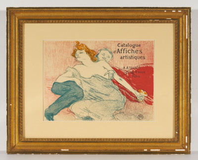 after Henri de Toulouse-Lautrec - Catalogue d’Affiches Artistiques (from the lithograph La Debauche)