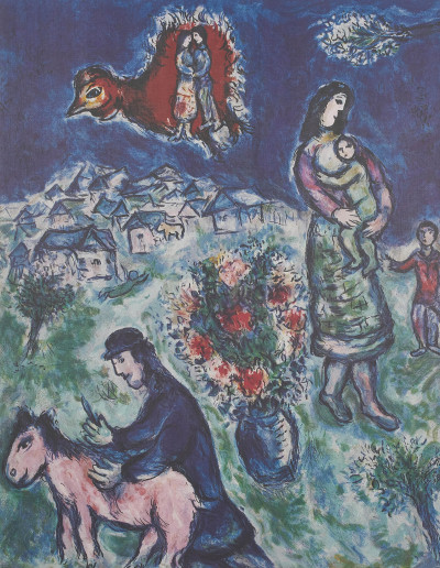 Image for Lot Marc Chagall - Sur La Route Du Village