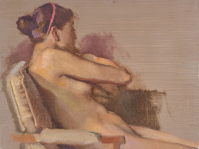 Image for Lot Nelson Shanks - Reclining Nude