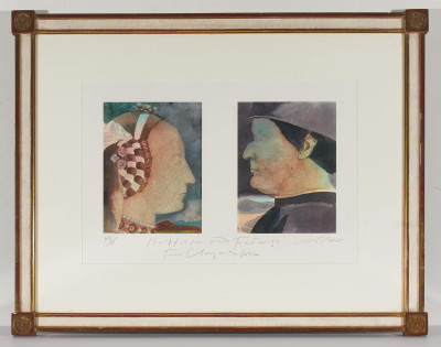 Milton Glaser - Double Portrait, Barista &amp; Federigo