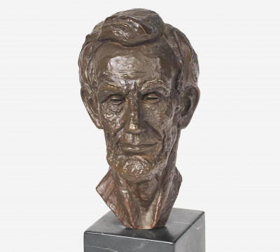 Leo Cherne - Bronze of Lincoln