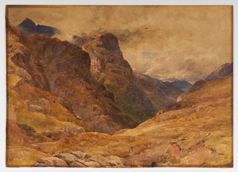 William Bennett - Untitled (Mountain ridge)