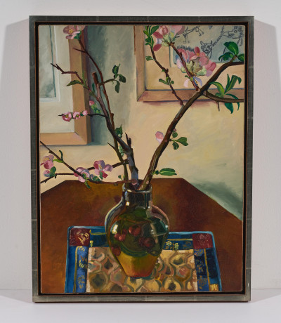 Anne Abrons - Still Life with Flowering Quince