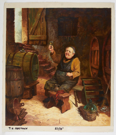 Conrad Herrmann - Jolly Wine Tasting Monk