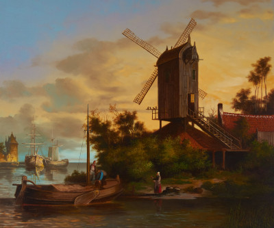 Image for Lot Theo Reijmers - Dutch Windmill