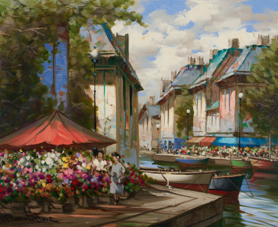 Image for Lot Pierre Latour - Flower Market