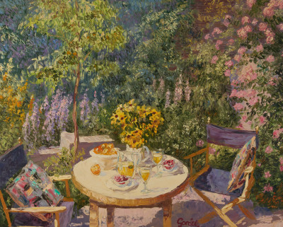 Image for Lot H. Gordon Wang - Lunch in the Garden