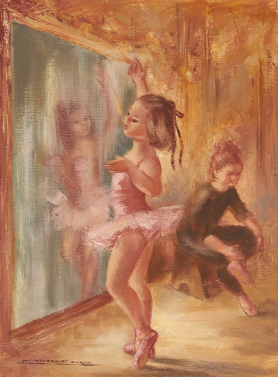 Image for Lot Montserrat Barta - Ballerina in the Mirror