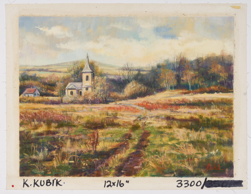 K. Kubick - The Church by Poppy Field