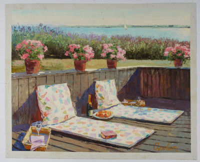 H. Gordon Wang - Champagne on the Deck