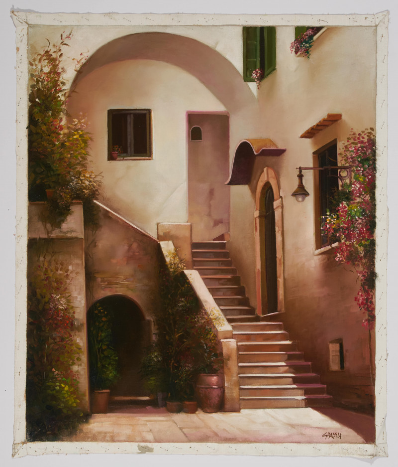 Luigi Grassia - Courtyard Steps