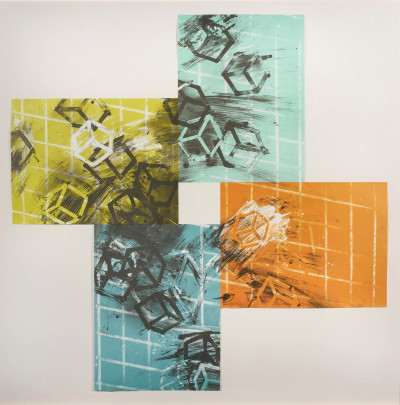 Image for Lot Mel Bochner - Four Color Quartet