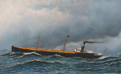 Image for Lot Antonio Jacobsen - Steamship Ocmulgee of the Brunswick Steamship Co.