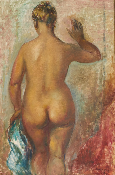 Image for Lot Clara Klinghoffer - Back view of Nude (Rachel)