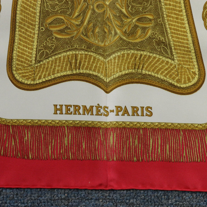 Hermes Silk Scarf Poste et Cavalerie