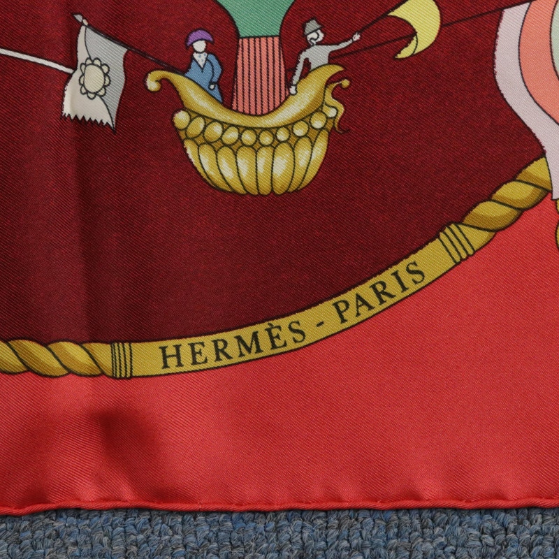 Hermes Silk Scarf Les Folies Du Ciel