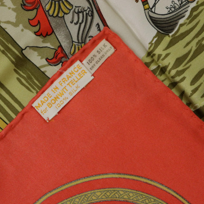 Hermes Silk Scarf Les Normands 1971