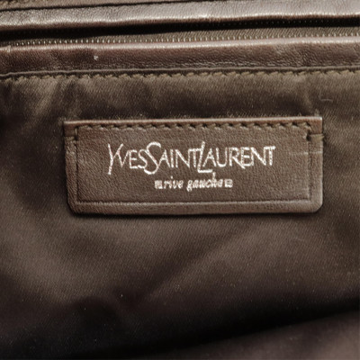 Yves StLaurent Logo Shopping Tote