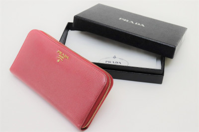 Image for Lot Prada Large Saffiano Leather Wallet