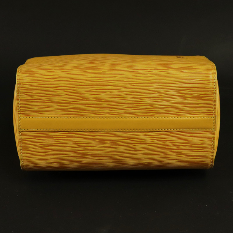 Louis Vuitton Yellow Epi Leather Speedy 25