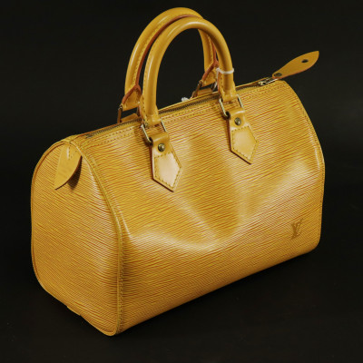 Louis Vuitton Yellow Epi Leather Speedy 25