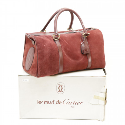 Image for Lot Cartier Les Must De Cartier Boston Bag