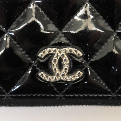 Chanel CC Logo Long Zip Wallet