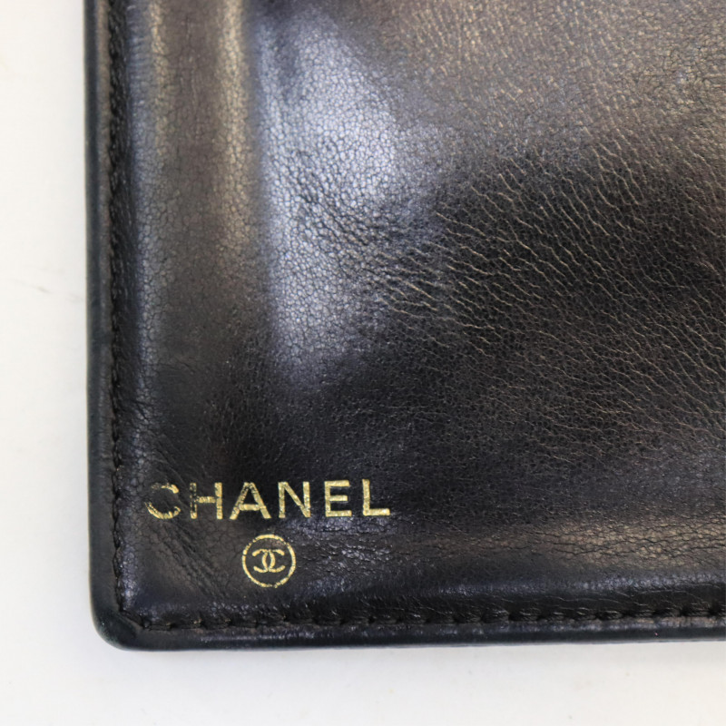 Chanel Front Logo Small Bifold Wallet