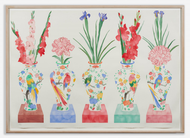 Harry Soviak - Untitled (Five flower vases)