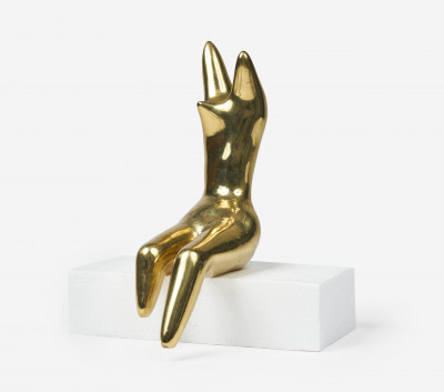 Image for Lot Unknown Artist - Untitled (Gold figure)