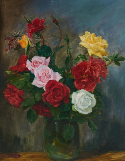 Image for Lot Unknown Artist - Still life roses