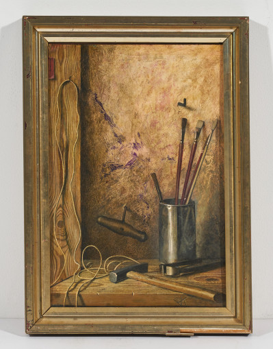 Robert Knaus - Untitled (Hammer and paint brushes)