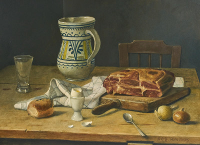 Image for Lot Robert Knaus - Untitled (Bacon and eggs)