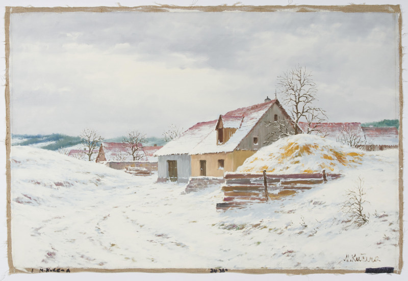 Vladimír Novák - Untitled (winter barn)