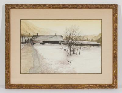 Reynolds Thomas - Untitled (Snowy road)